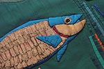 Detail vis, Elisabeth Fecit